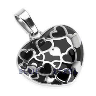 Heart Beat - Vivid Work-Of-Art Stainless Steel Beautifully Crafted Pendant