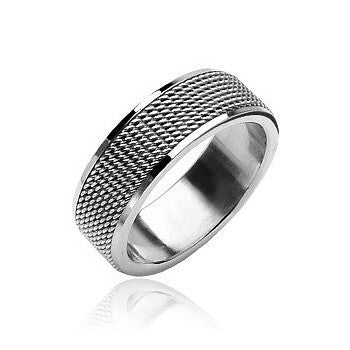 Fifth Avenue - Finely Crafted Piece Of Work Stainless Steel Comfort-Fit Ring