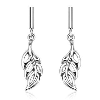 Nature's Promise Earrings - Nature Inspired Leaf Design Gorgeous Stainless Steel Earrings