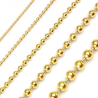 On The Ball Gold - Uniquely Designed Gold Ball Stainless Steel Cute Looking Necklace